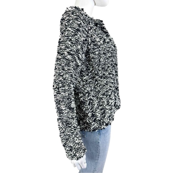 EILEEN FISHER Black and White Textured Cardigan Size XS F0479 - Picture 2 of 11